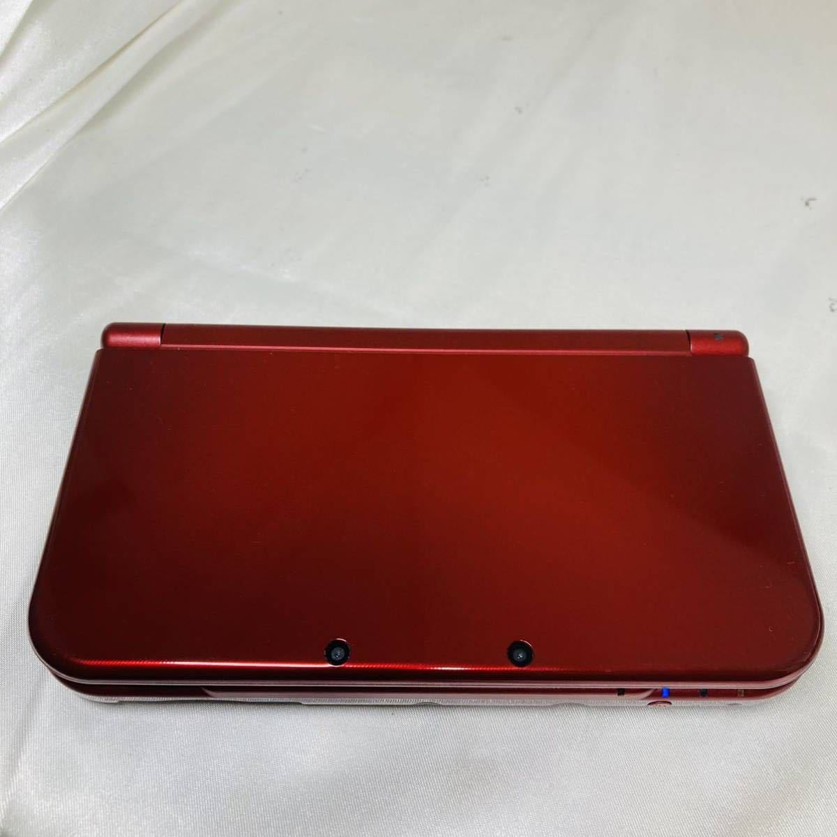 ★1円～ 付属品完備 動作確認済 New NINTENDO 3DSLL 本体 メタリックレッド 任天堂 送料全国520円 ニンテンドー metallic red_画像2