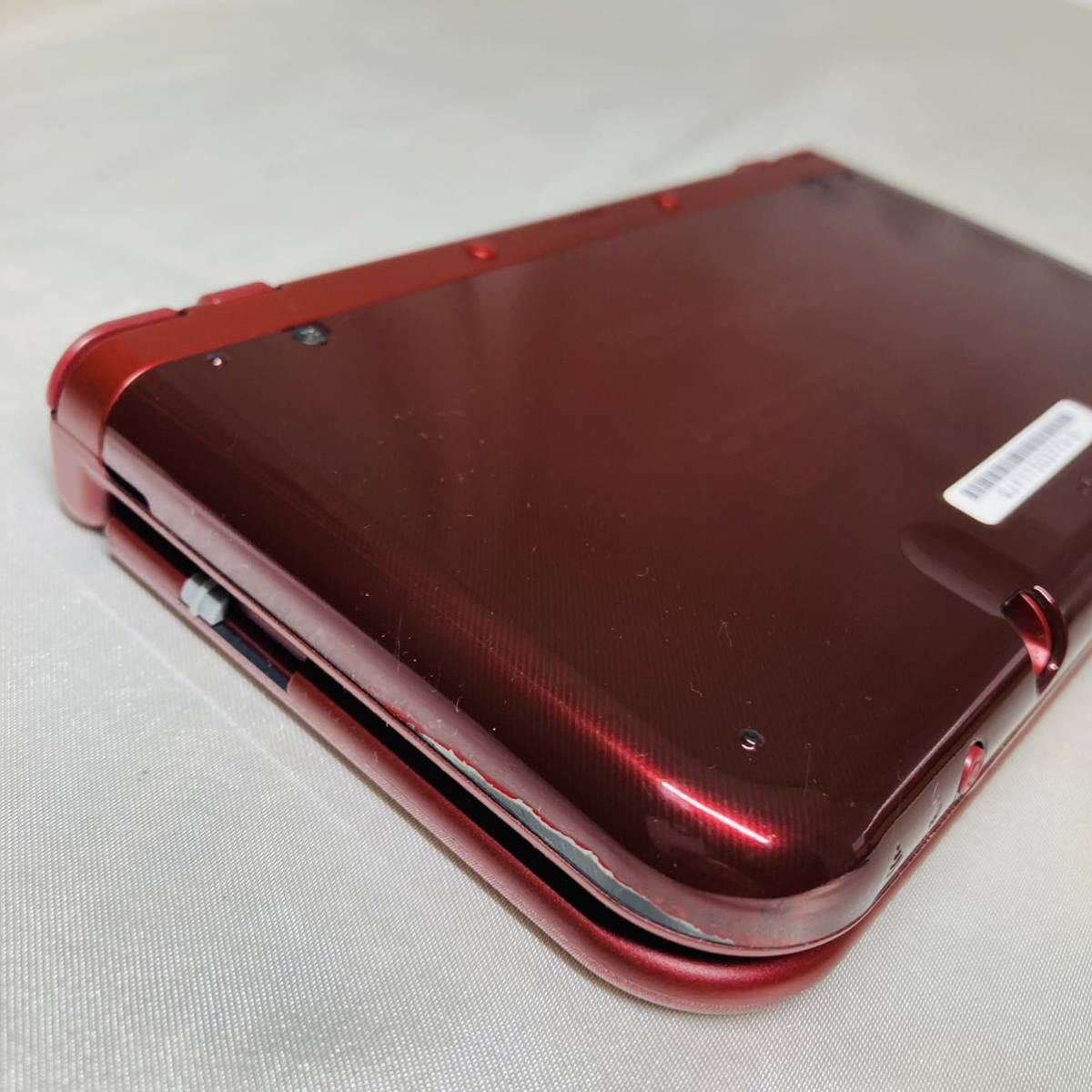 ★1円～ 付属品完備 動作確認済 New NINTENDO 3DSLL 本体 メタリックレッド 任天堂 送料全国520円 ニンテンドー metallic red_画像7