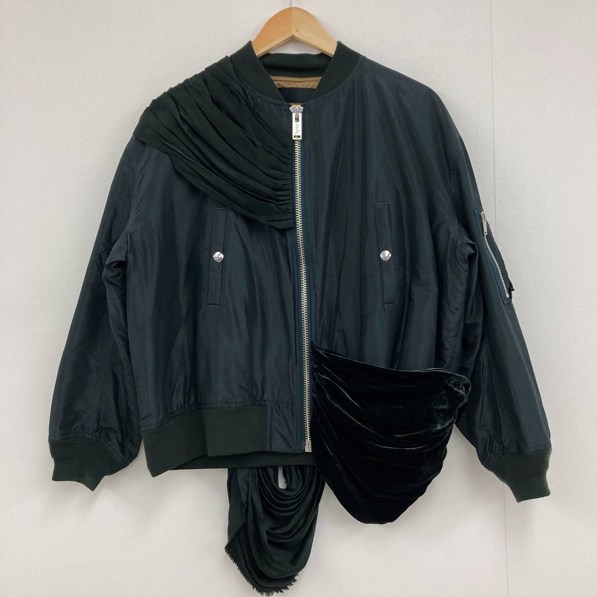 UNDERCOVERdore-pdo King Bomber jacket green 1 size undercover unusual material MA-1 blouson UNDER COVER archive 2090545