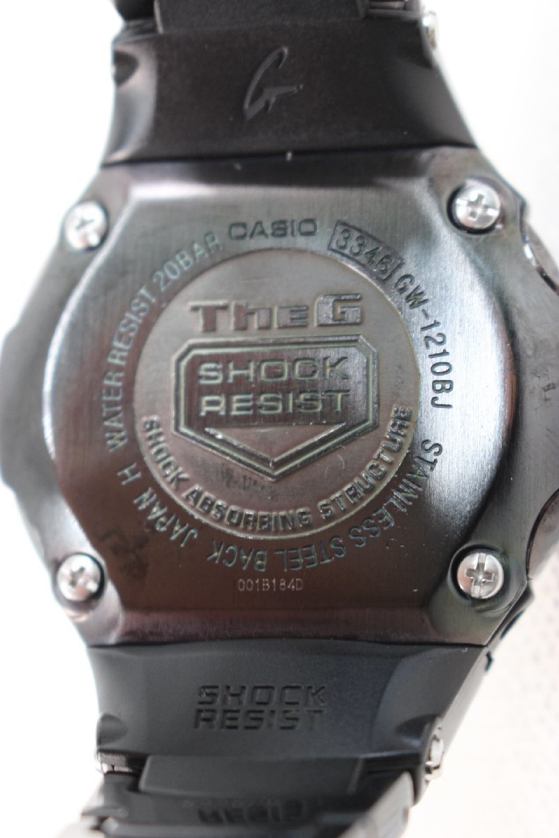□ジャンク品□ CASIO G-SHOCK GW-1210BJ MTG-510 G-011D カシオ 腕時計3本セット （2821980）_画像10