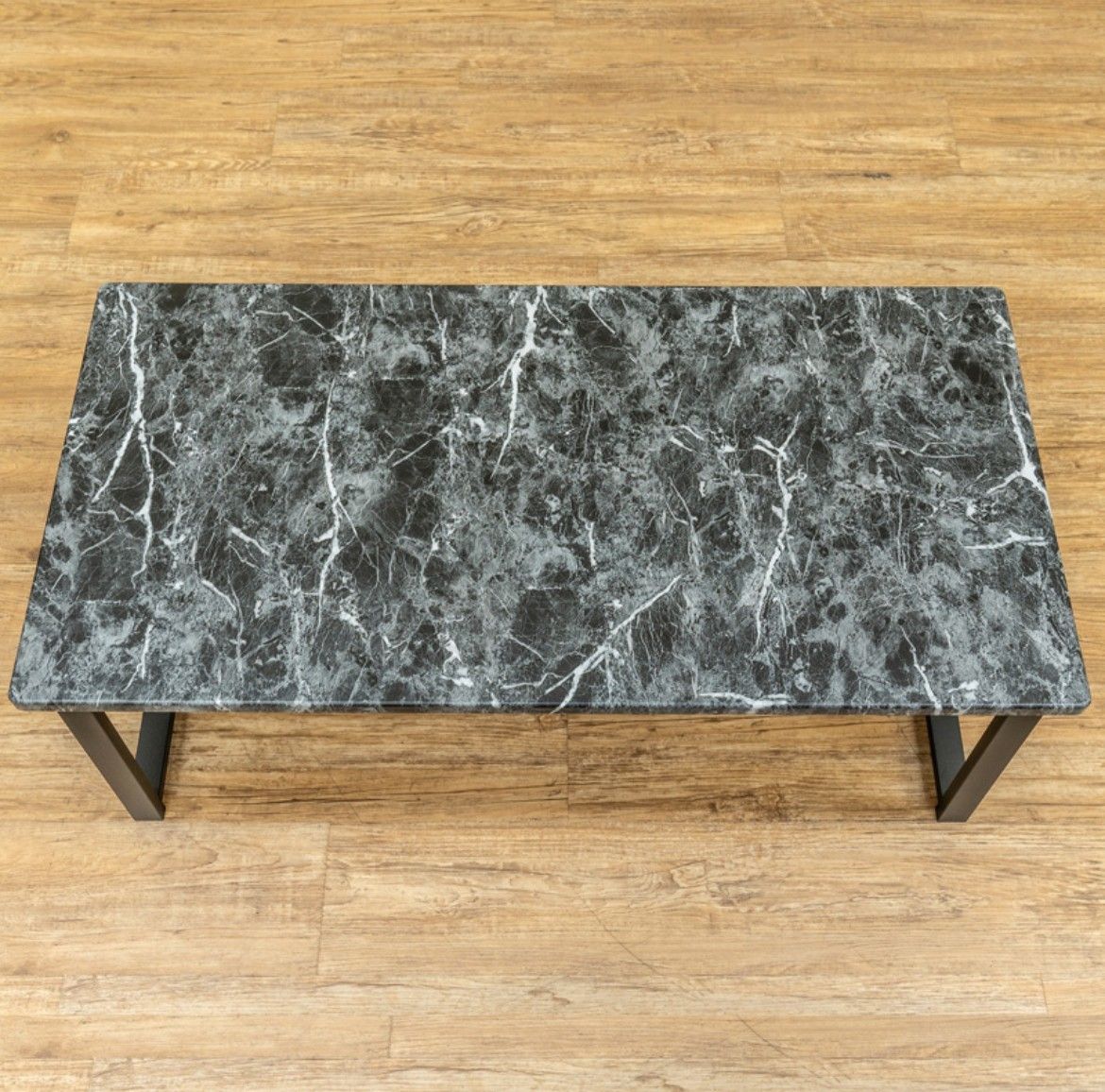 【新品 送料無料】センターテーブル　90×45 全2色　マーブル柄　大理石柄　ローテーブル　食卓机　PCデスク　フリーテーブル