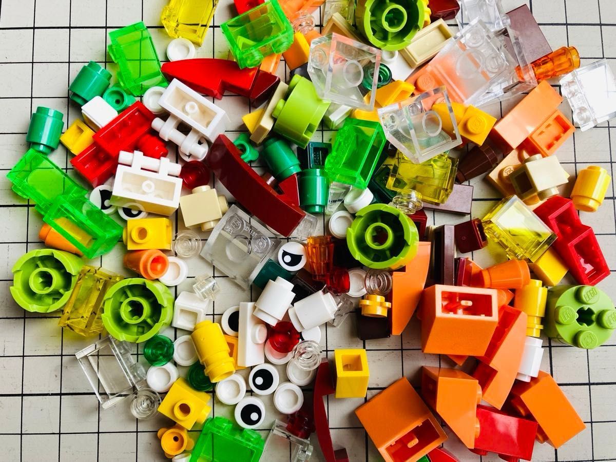 LEGO レゴ クラシック グリーン レッド イエロー ホワイト オレンジ おもちゃ こども 子供 レゴ ブロック 