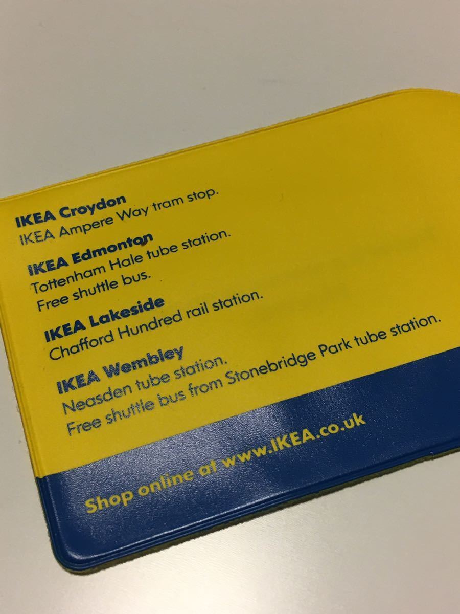 英国イギリス ロンドン IKEA トラベル カード ケース 定期入れ イケアの画像4
