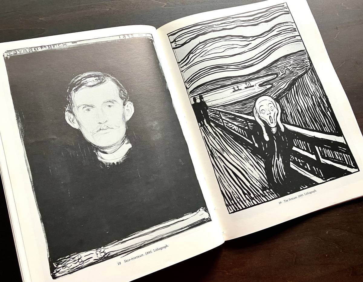 【洋書】『 GRAPHIC WORKS OF Edvard Munch 』1979 ●エドヴァルド・ムンク 木版画 エッチング リトグラフ 白黒 90点掲載 ノルウェーの画像7