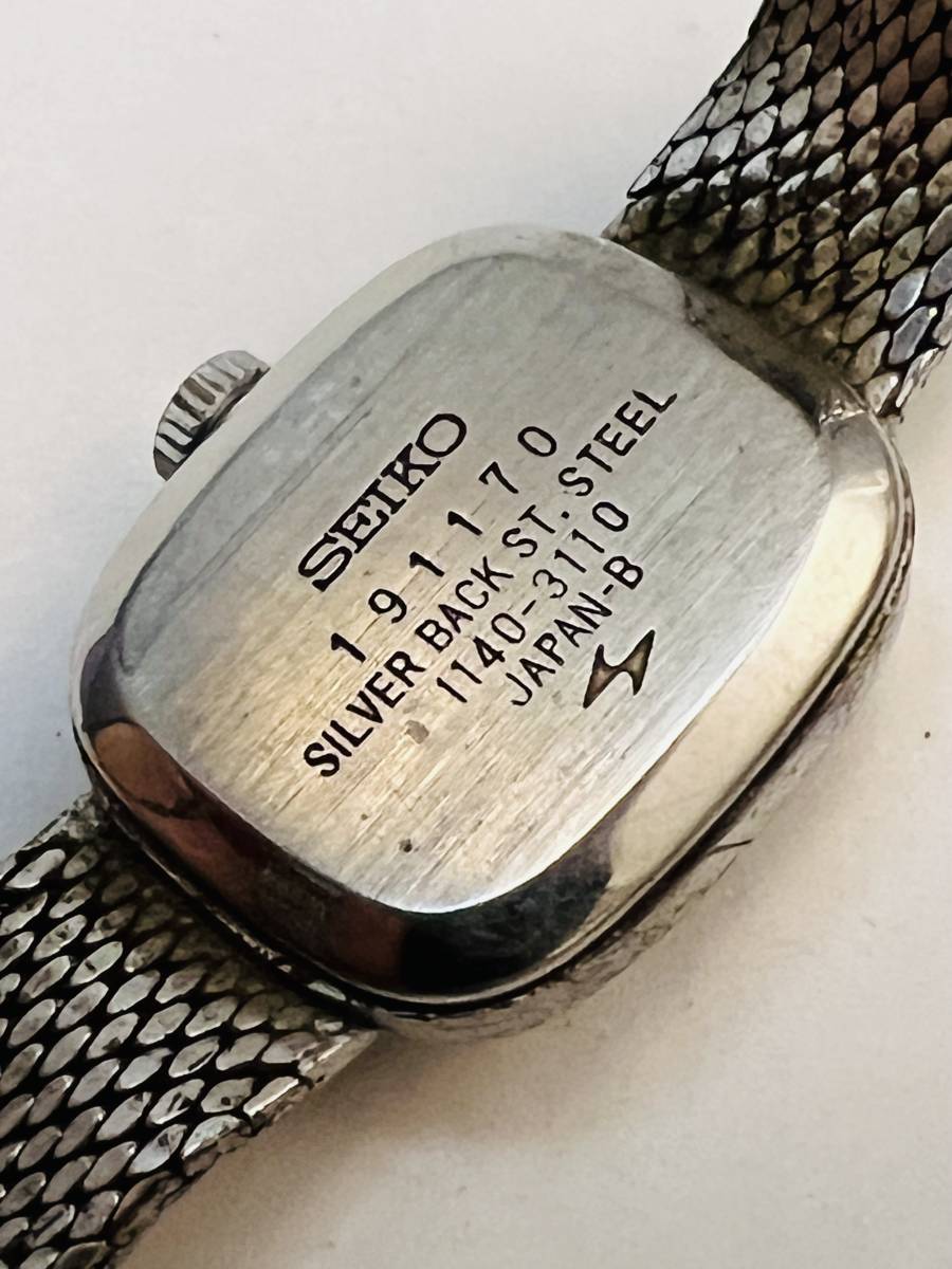 動作 SEIKO Special セイコー スペシャル 手巻き 23石 腕時計 1140-3110 機械式 アンティーク ヴィンテージ レトロ レディースの画像5
