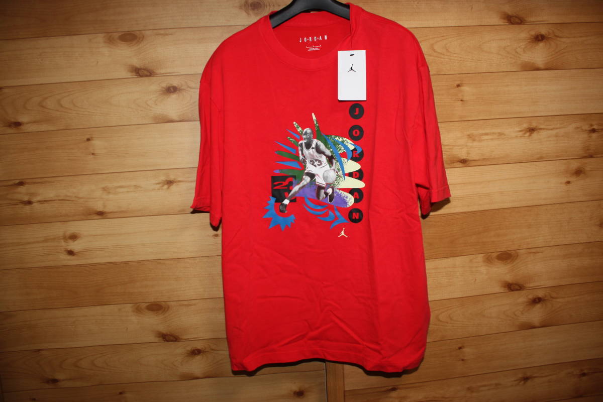 未使用ナイキNIKE メンズL 赤 ジョーダンブランド ジョーダン HL TOKYO VTG 1985 S/S 半袖Tシャツ DX5968 送料無料の画像1