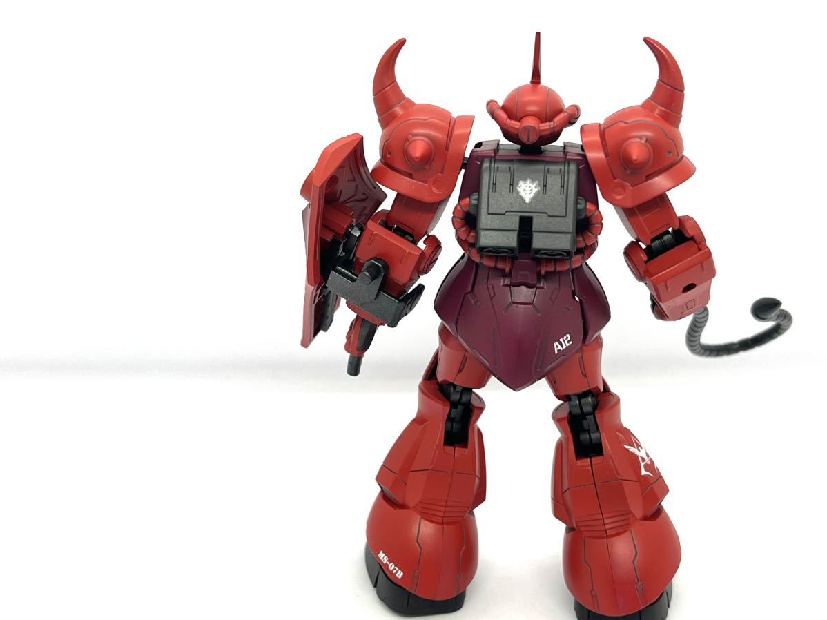 GフレームFA05 機動戦士ガンダム グフ シャア専用カラー リペイント全塗装済 完成品 ガンプラ_画像4