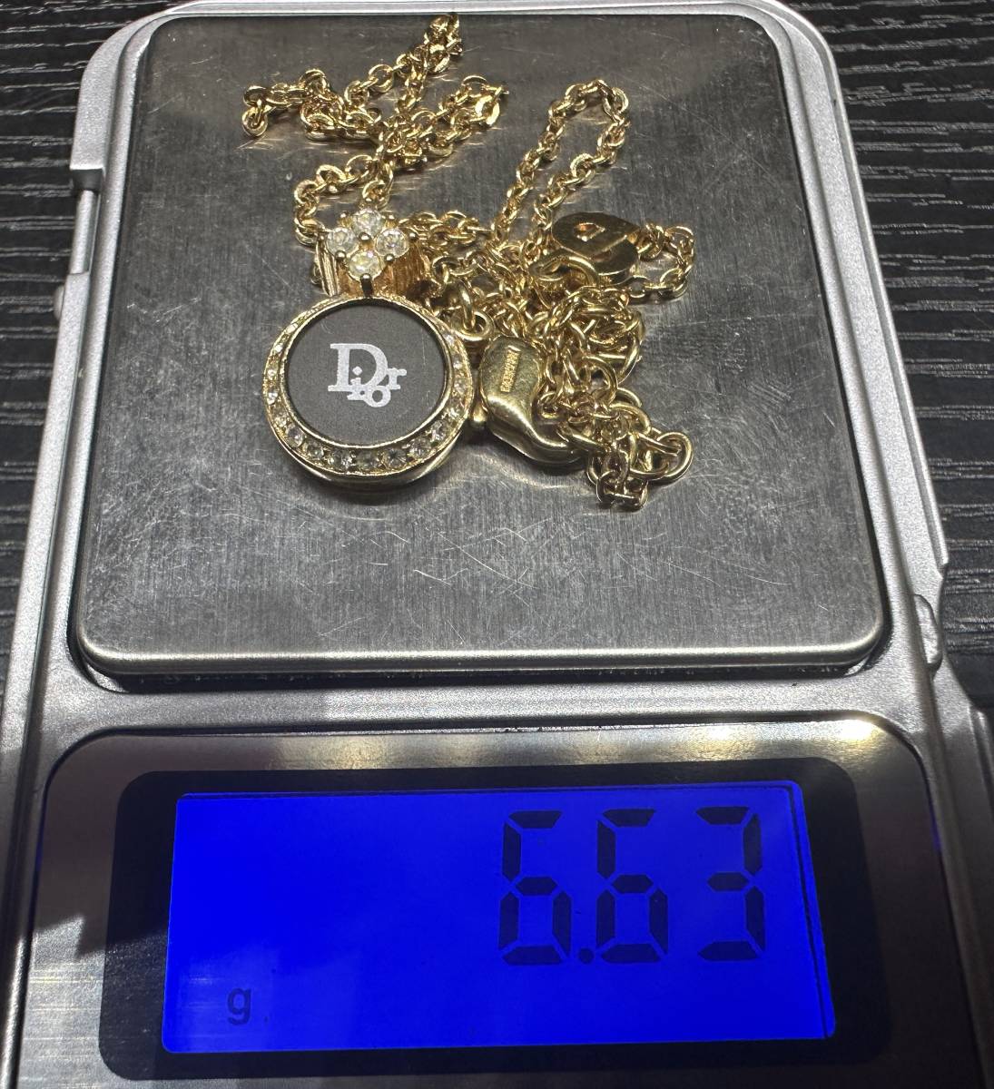 Chr.Dior GERMANY ネックレス Christian Dior ゴールドカラー Chr.Dior GERMANY ネックレス Christian Dior ゴールドカラー