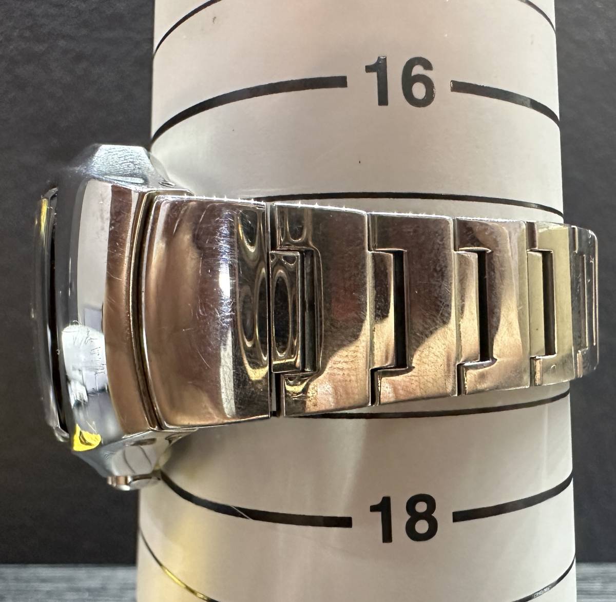 腕時計 SEIKO KINETIC 5M45-5A00 STAINLESS STEEL WATER RESISTANT 10BAR セイコー キネティック 128.61g 稼働品 メンズ W020_画像5