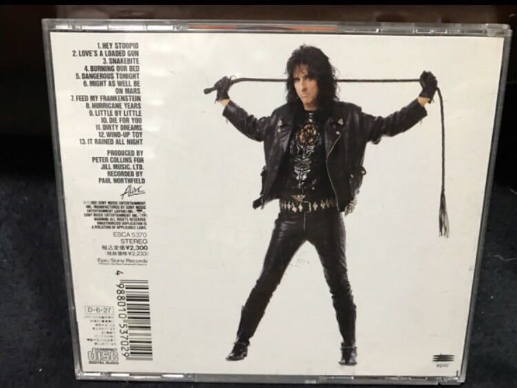 ALICE COOPER HEY STOOPID CD 1枚 中古 送料込み 送料無料