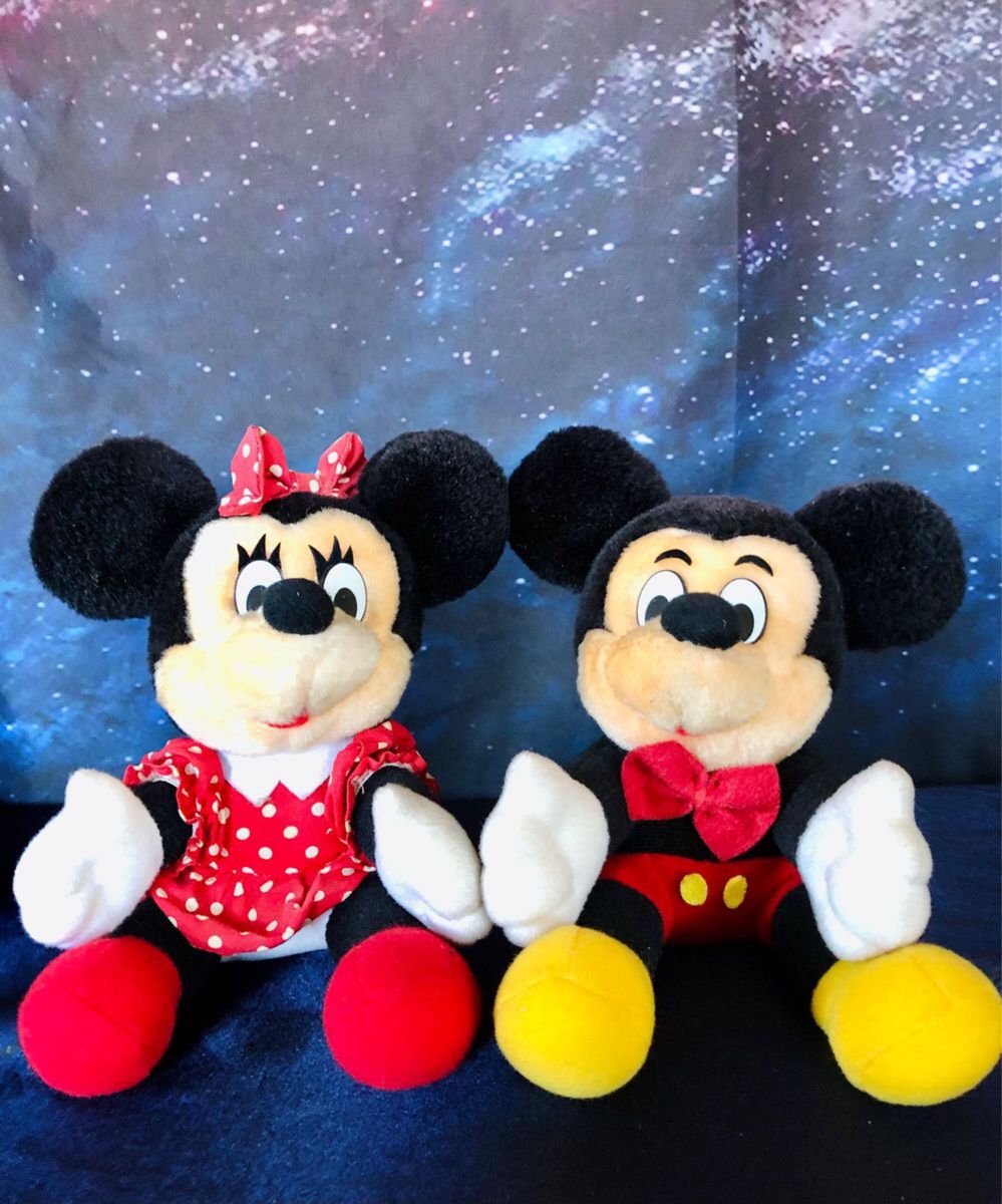ミッキー &ミニー ♪東京ディズニー ランドぬいぐるみ ★ミッキーマウス&ミニーマウス・キャラクタードール
