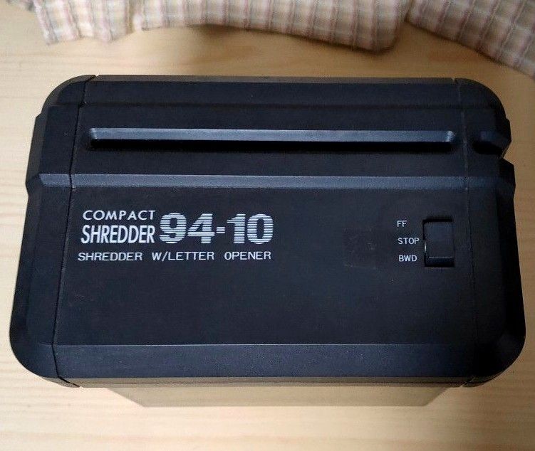 Compact Shredder コンパクトシュレッダー 94-10 オーム電機  ジャンク品扱い