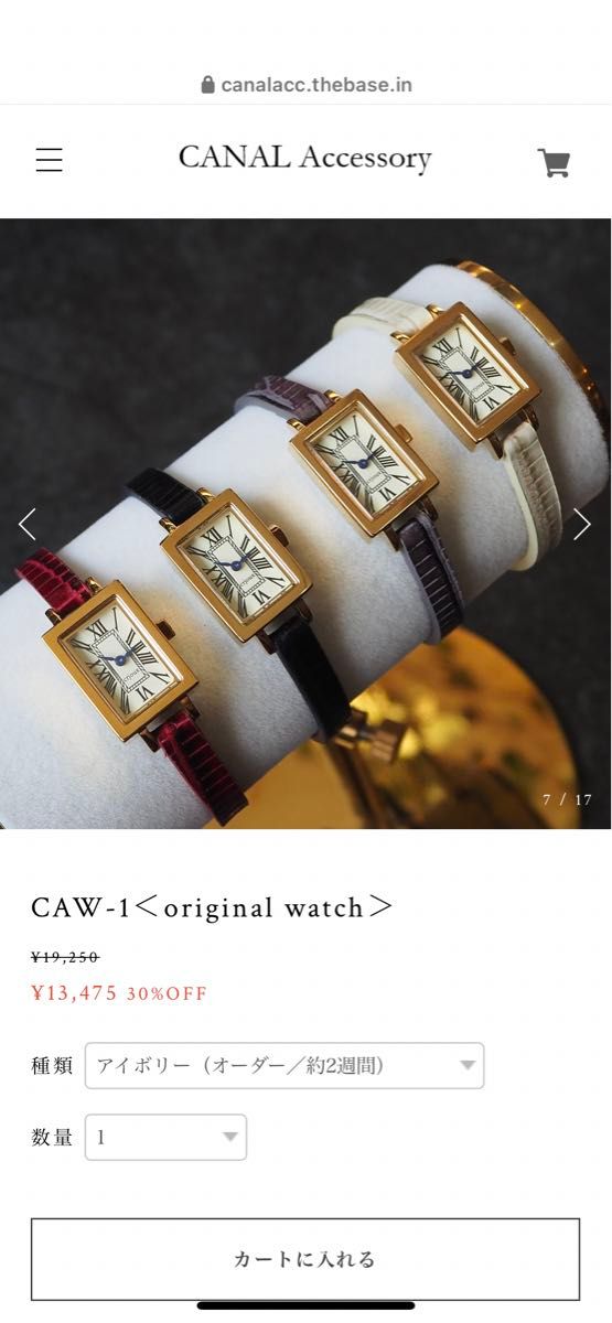 CAW -1<original watch> CANAL Accessory