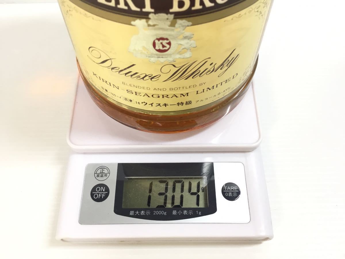 [K-2024]KIRIN ROBERT BROWN★古酒 キリン ロバートブラウン☆ジャパニーズウイスキー 760ml 43%♪未開栓 売り切り 1円スタート!!_画像8