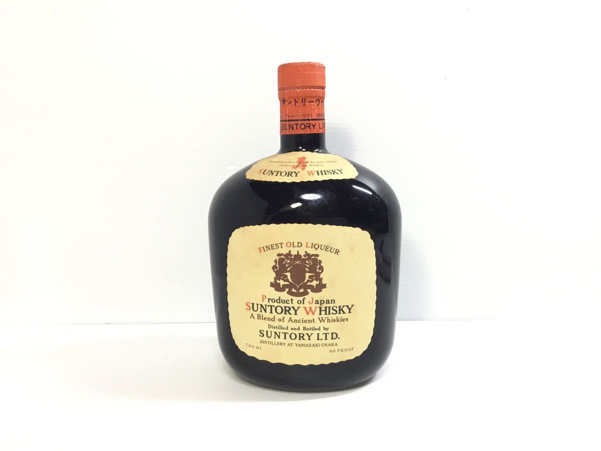 [K-2024]SUNTORY WHISKY 未開栓★古酒 サントリー ウイスキー☆特級 760ml 43% ジャパニーズウイスキー♪売り切り 1円スタート!!_画像2