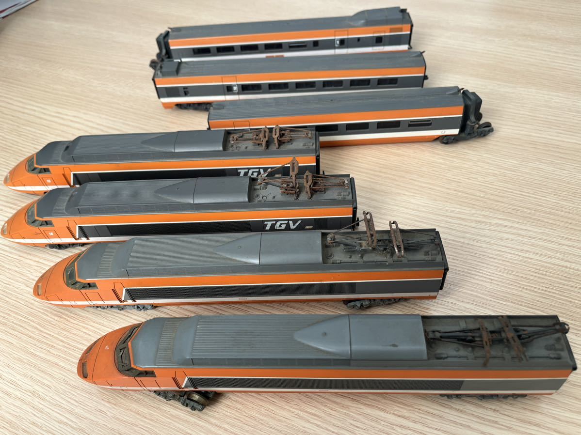 【ジャンク品】HOゲージ LIMA TGV 電気機関車 _画像10