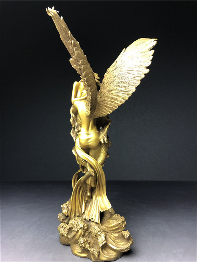 銅製　西洋美術 ブロンズ 　抱き合う男女　女性像 　女神　天使　ヌード　女性　少女　美人　裸婦　仏像　置物　重さ約1955ｇ_画像5