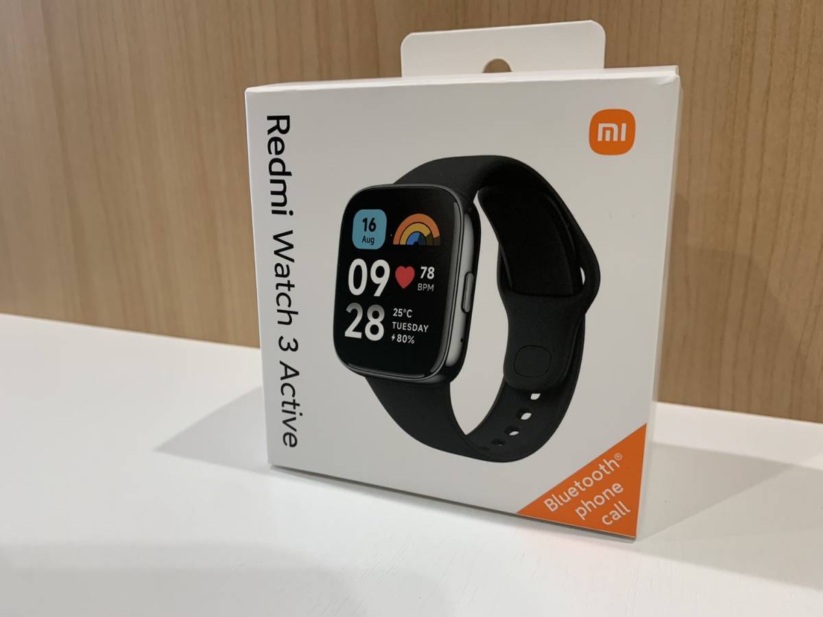 ★ Redmi Watch 3 Active ★　ブラック　取説付き　Bluetooth ヘルスケア　スマートウォッチ　運動　健康　睡眠　付属品・箱付　中古品　_画像9