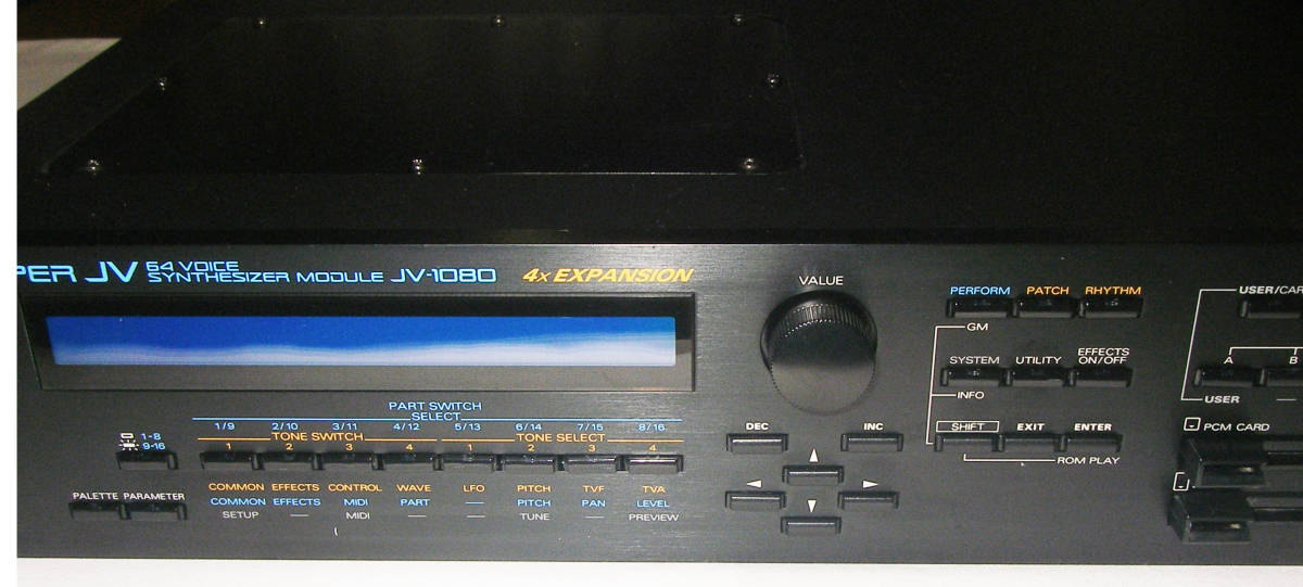 ★Roland JV-1080 64voice Synthesizer Module★OK!!★MADE in JAPAN★_画像4