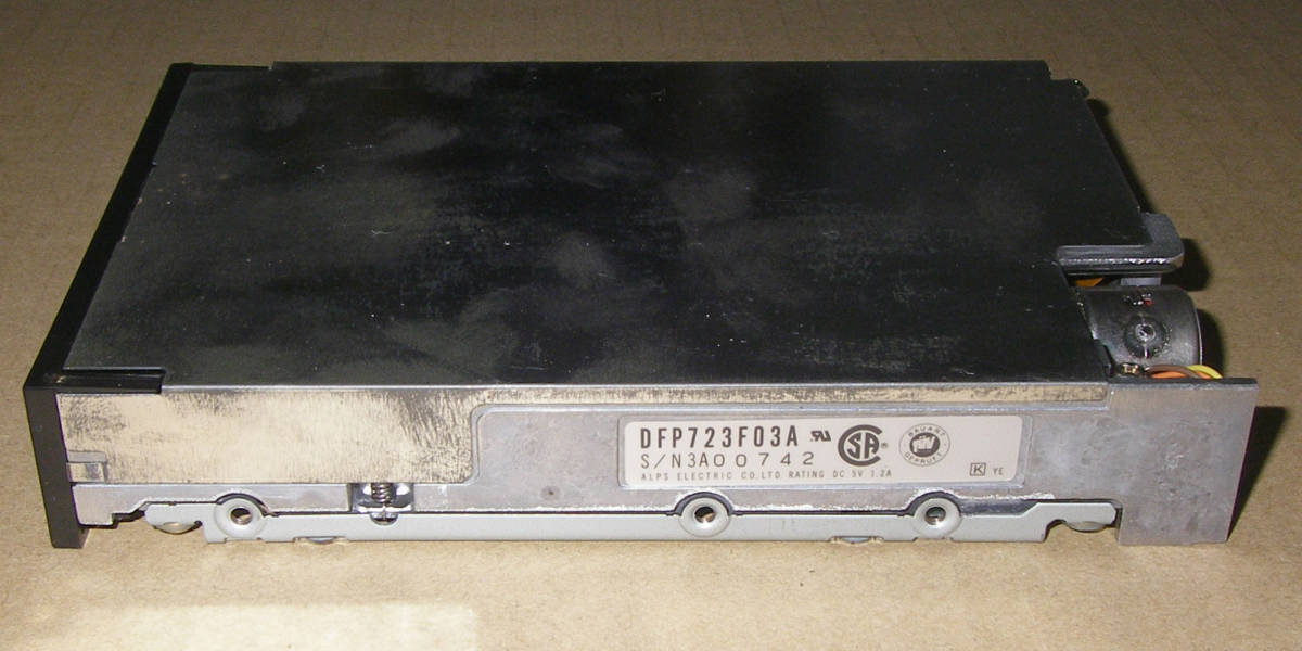 *Akai S1000/S1100/S1000HD/S1100 other FLOPPY DRIVE ALPS ELECTRONIC DFP723F03A*OK!!*MADE in JAPAN*