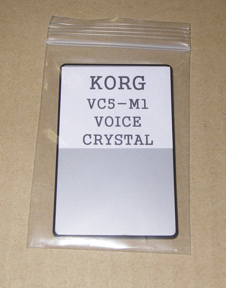 *KORG M1 VC5-M1 VOICE CRYSTAL ROM CARD*OK!!*MADE in JAPAN*