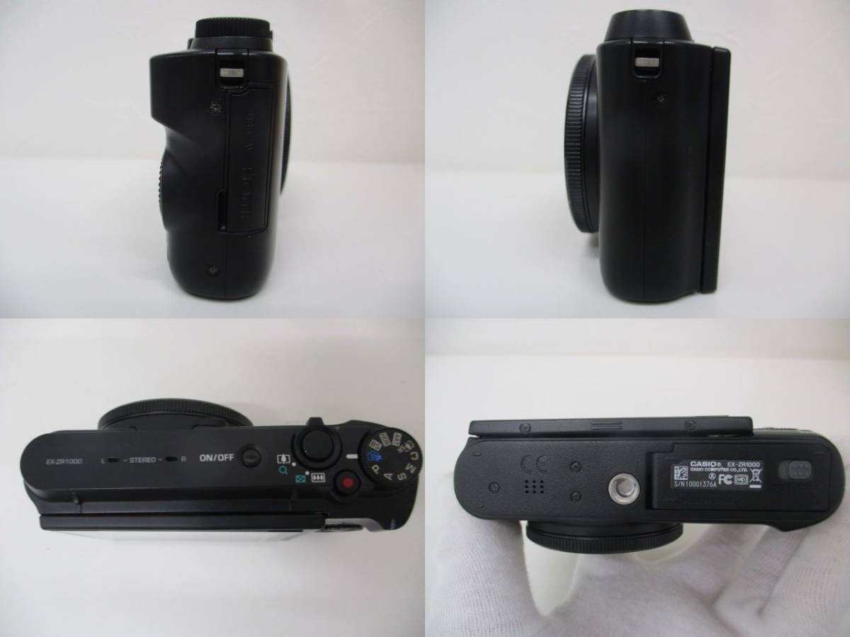 0602A　CASIO カシオ コンパクトデジタルカメラ EX-ZR1000 通電/簡易動作確認済 箱付_画像3