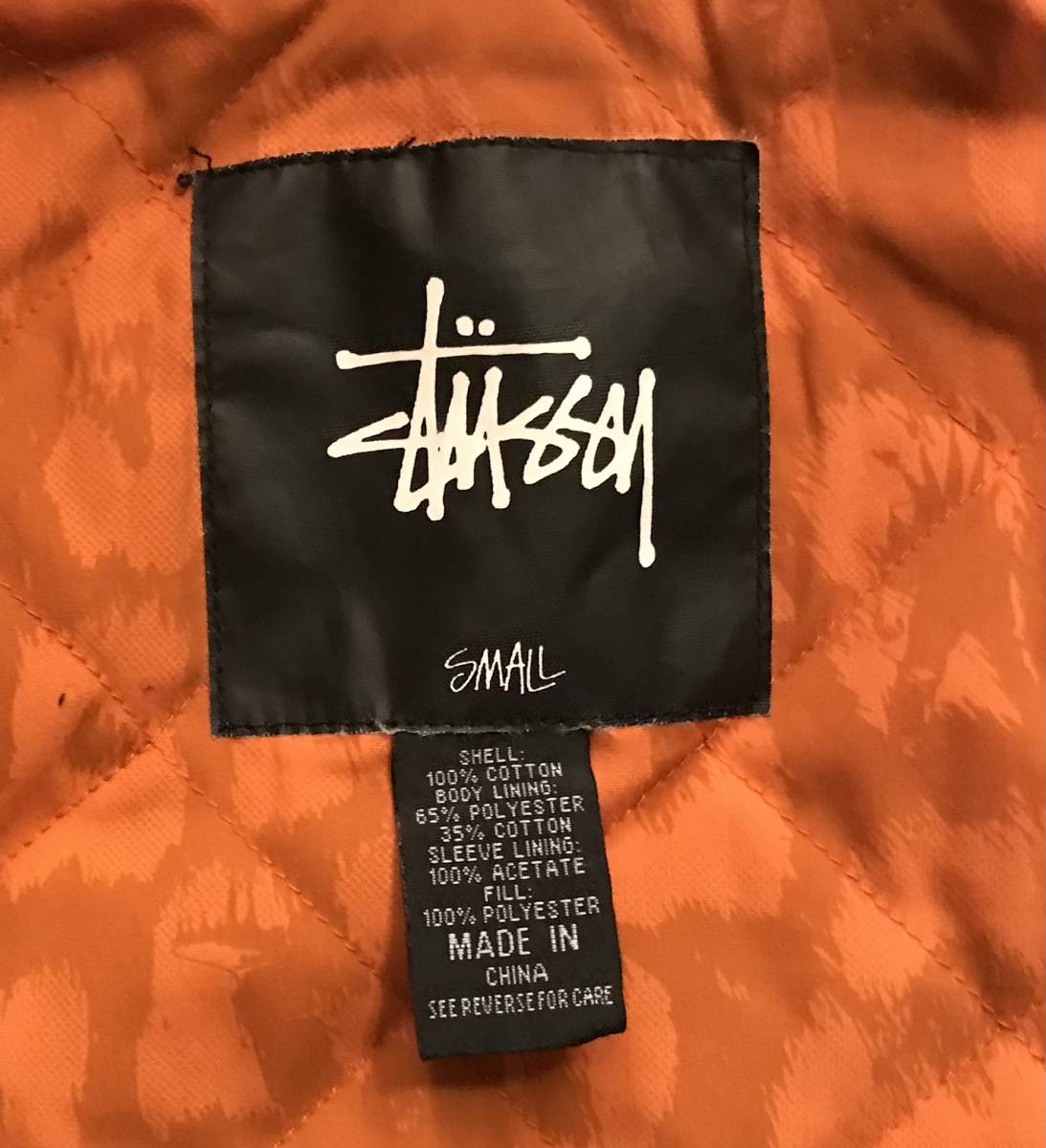 美品 2000’S STUSSY×BATTLE AXES ステューシー コラボ N-3B ミリタリージャケット ヴィンテージ ブラック サイズ S_画像5