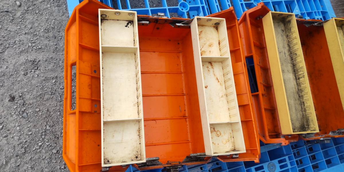2個セット　ホーザン ツールボックス B-55 BOXMASTER オレンジ 工具箱_画像7
