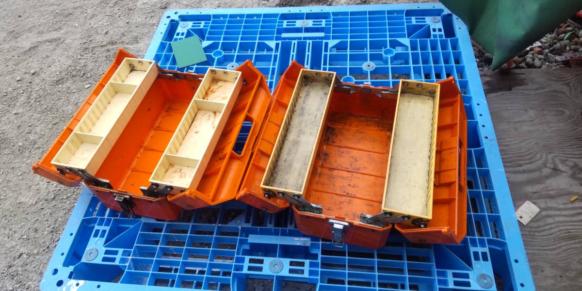 2個セット　ホーザン ツールボックス B-55 BOXMASTER オレンジ 工具箱_画像5