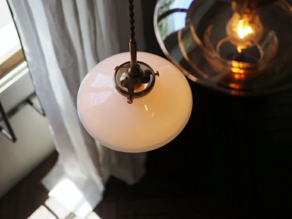  стекло подвесной светильник ( белый ) освещение подвешивание ниже 1 лампа меньше модный retro симпатичный потолочный светильник Северная Европа обеденный living туалет 