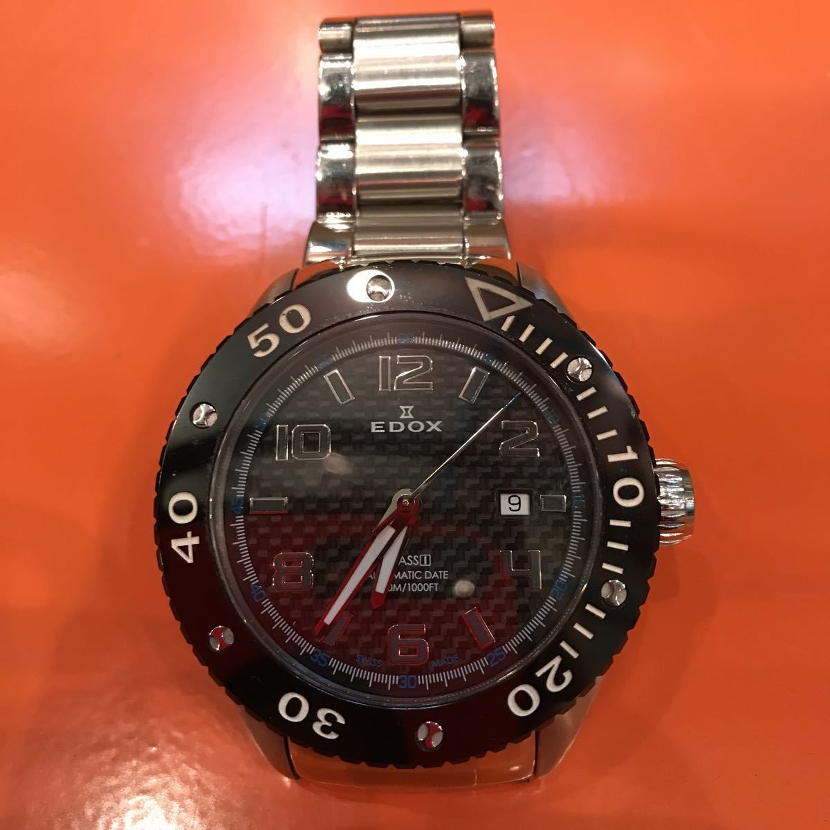 EDOX 中古美品 ダイバーウオッチ！自動巻_画像1