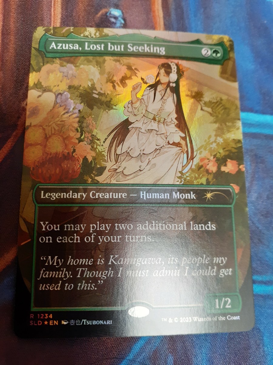 mtg 　迷える探求者、梓　英語　foil　SLD シークレットレイヤー　数量2_画像1