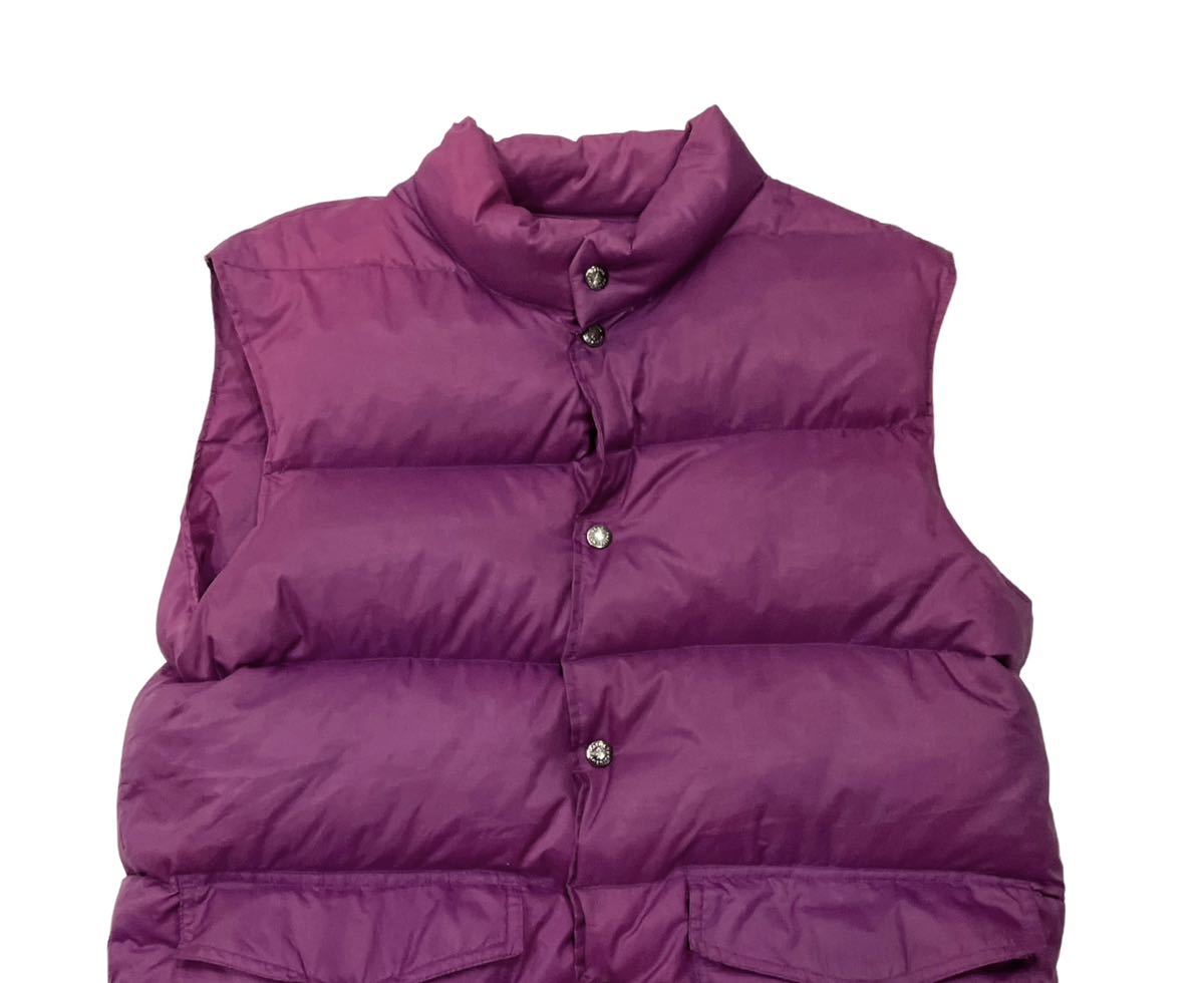 80s 90s POINT COUNTRY DOWN VEST ビンテージ USA ポイント ダウン ベスト L.L.BEAN エルエルビーン ウールリッチ ノースフェイス 茶タグ_画像2