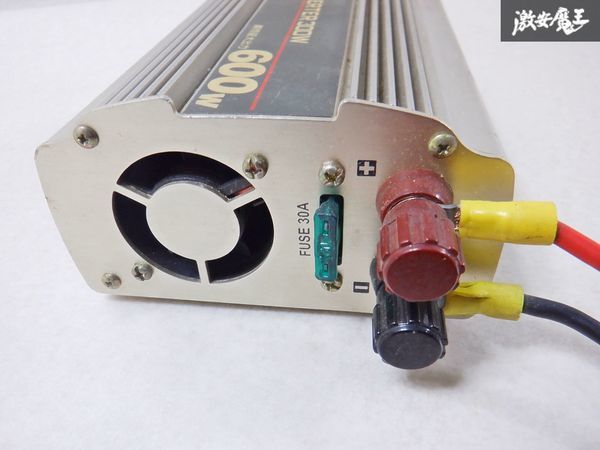 保証付 通電OK 大橋産業 AC-300 瞬間最大出力600W DC/ACインバーター DC12V AC100V 469 汎用 即納 棚E4e_画像6