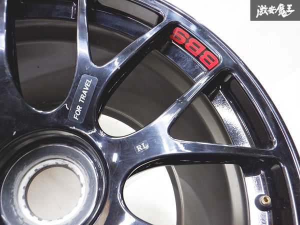 【 BBS 】 J535 Mg マグネシウム 18インチ 13J +47 センターロック式 ホイール ブラック 1本 SuperGT R35 MOLA GT-R GT500参戦車両 モーラ_画像8