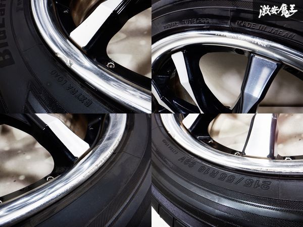 WORK (ワーク) SCHWERT (シュヴァート) SC2 SW2 18インチ 7.5J +48 5穴 PCD114.3 215/55R18 タイヤ付き 4本価格 ステップワゴン オデッセイ_画像8