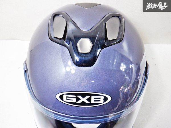 GXBf lip up helmet full-face GXB-339G gray metallic L size shield all-purpose immediate payment shelves 2I2