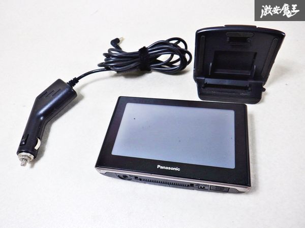 保証付 Panasonic パナソニック ポータブルナビ CN-MP500VD-K 2010年製 ワンセグ 即納 棚D4の画像6