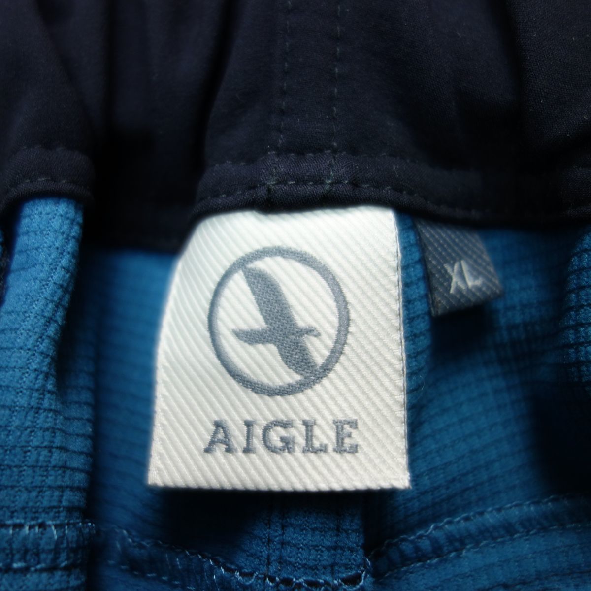 美品 AIGLE エーグル ソフトシェル クライミングパンツ メンズ XL 黒 アウトドア_画像7