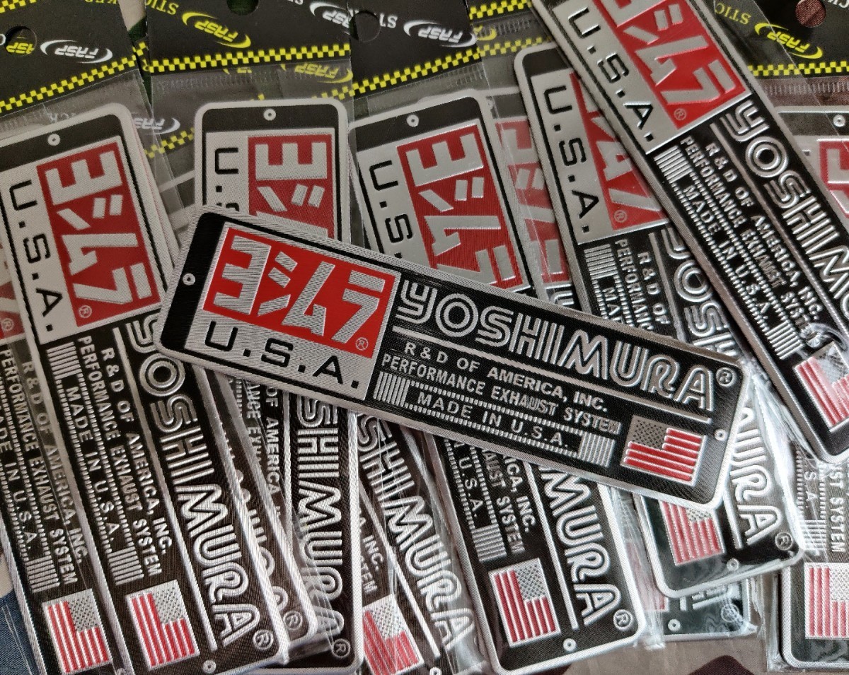 ヨシムラUSA#YOSHIMURA・USA#バイクDecal□“3D”アルミニウム“耐熱”Bikeステッカー■サイズ:14×3.8㎝■JH105×1枚:期間限定特価！599円_画像7