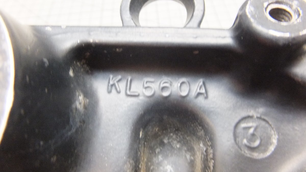 KC KMX125 MX125A トップブリッジ ハンドルポスト KL560A 検 KAWASAKI VMX モトクロス_画像9