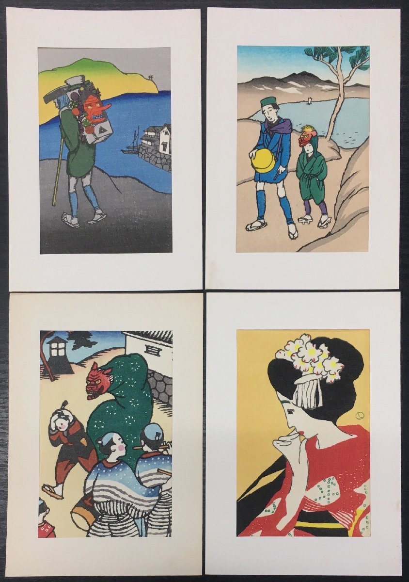 『竹久夢二 夢二絵葉書集 全24図揃』 加藤版画研究所 昭和39年_画像5