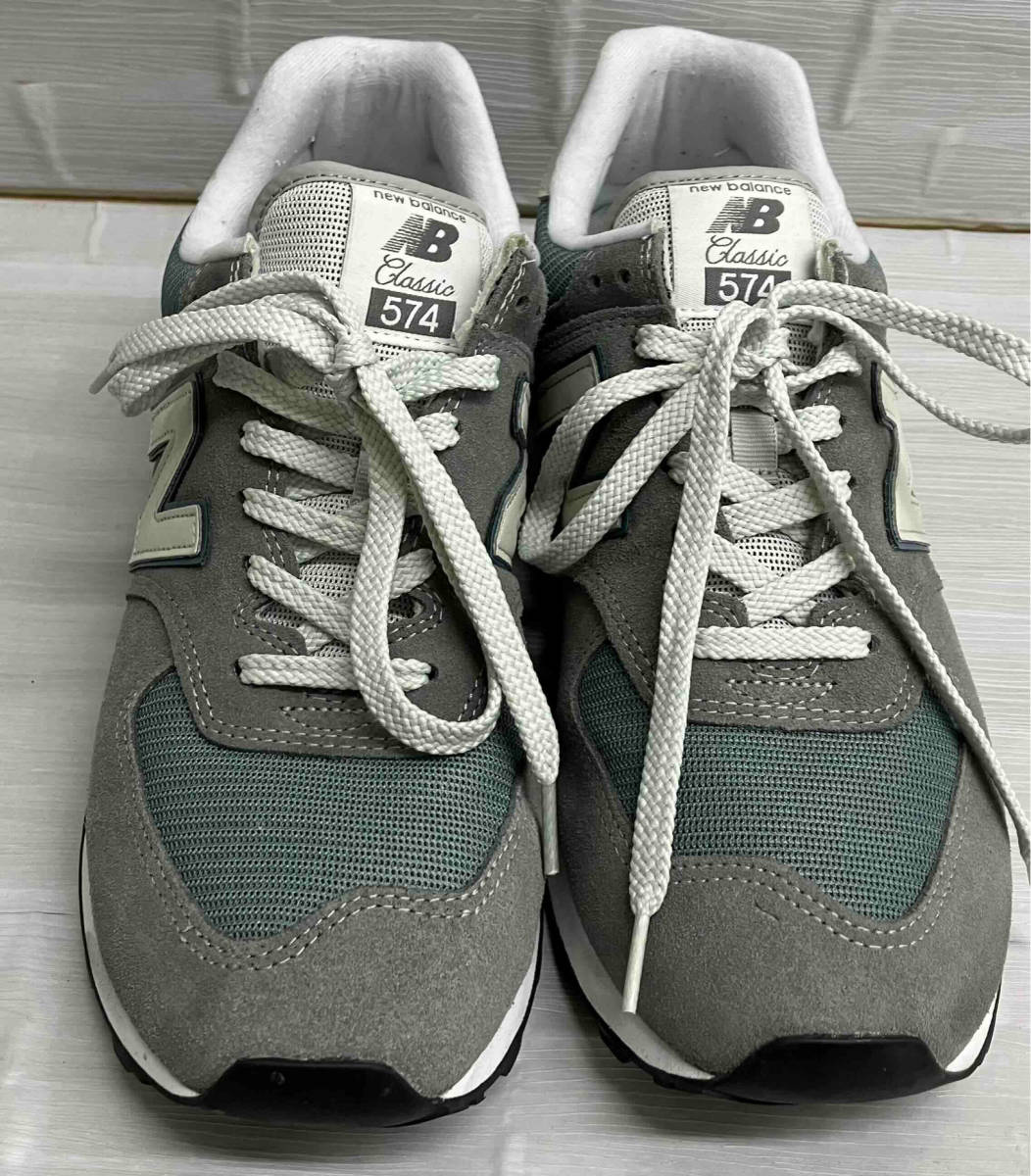 new balance ニューバランス 574 Steel Gray ML574BA2／ML574 BA2 メンズ スニーカー 29cm グレー スポーツ_画像2