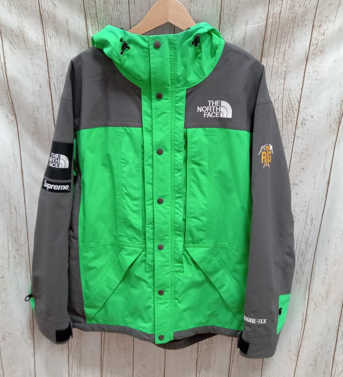 THE NORTH FACE × Supreme NP61903I RTG Jacket マウンテンパーカー ベスト欠品 Lサイズ グリーン ノースフェイス シュプリーム メンズ_画像1