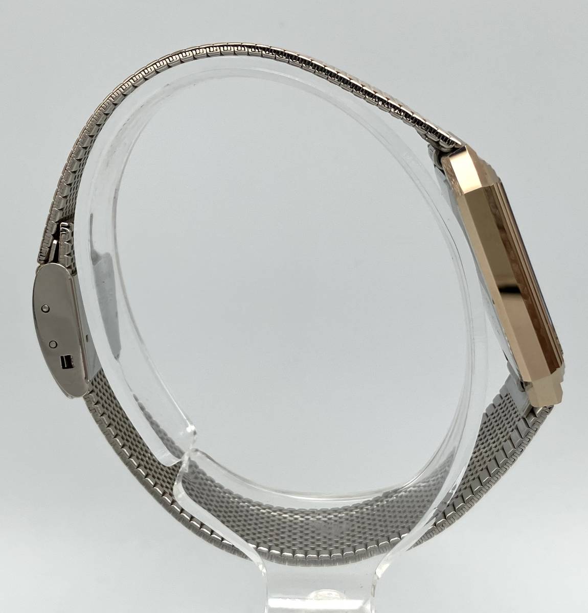 SEIKO DOLCE セイコー ドルチェ 5931-5490 腕時計 四角 電池式 箱付き ゴールドカラー 店舗受取可の画像5