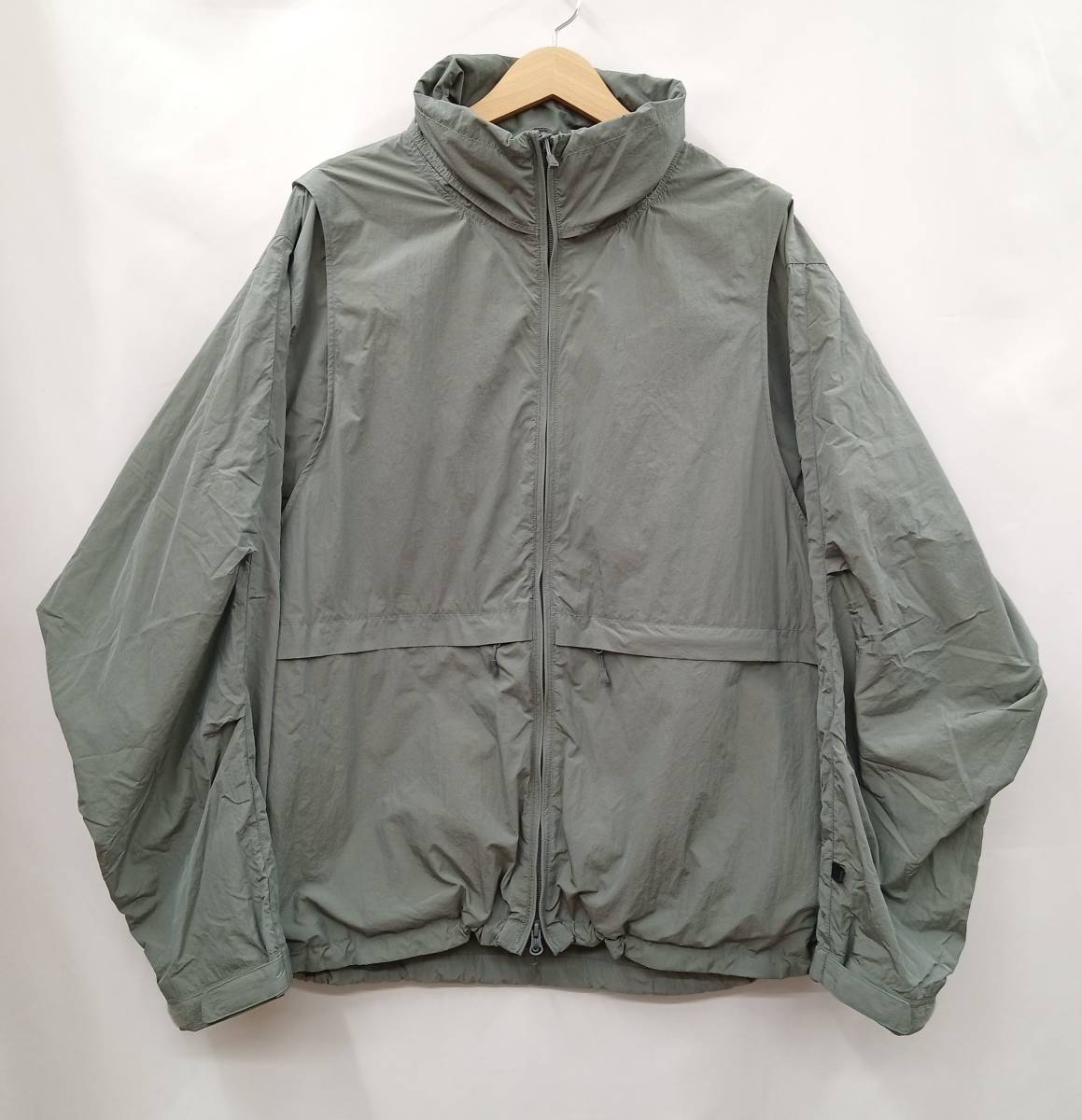 DAIWA PIER39 ダイワピア TECH 2WAY WINDBREAKER JACKET テックウィンドブレーカージャケット ベスト ナイロン BJ-31023 M グレー 通年