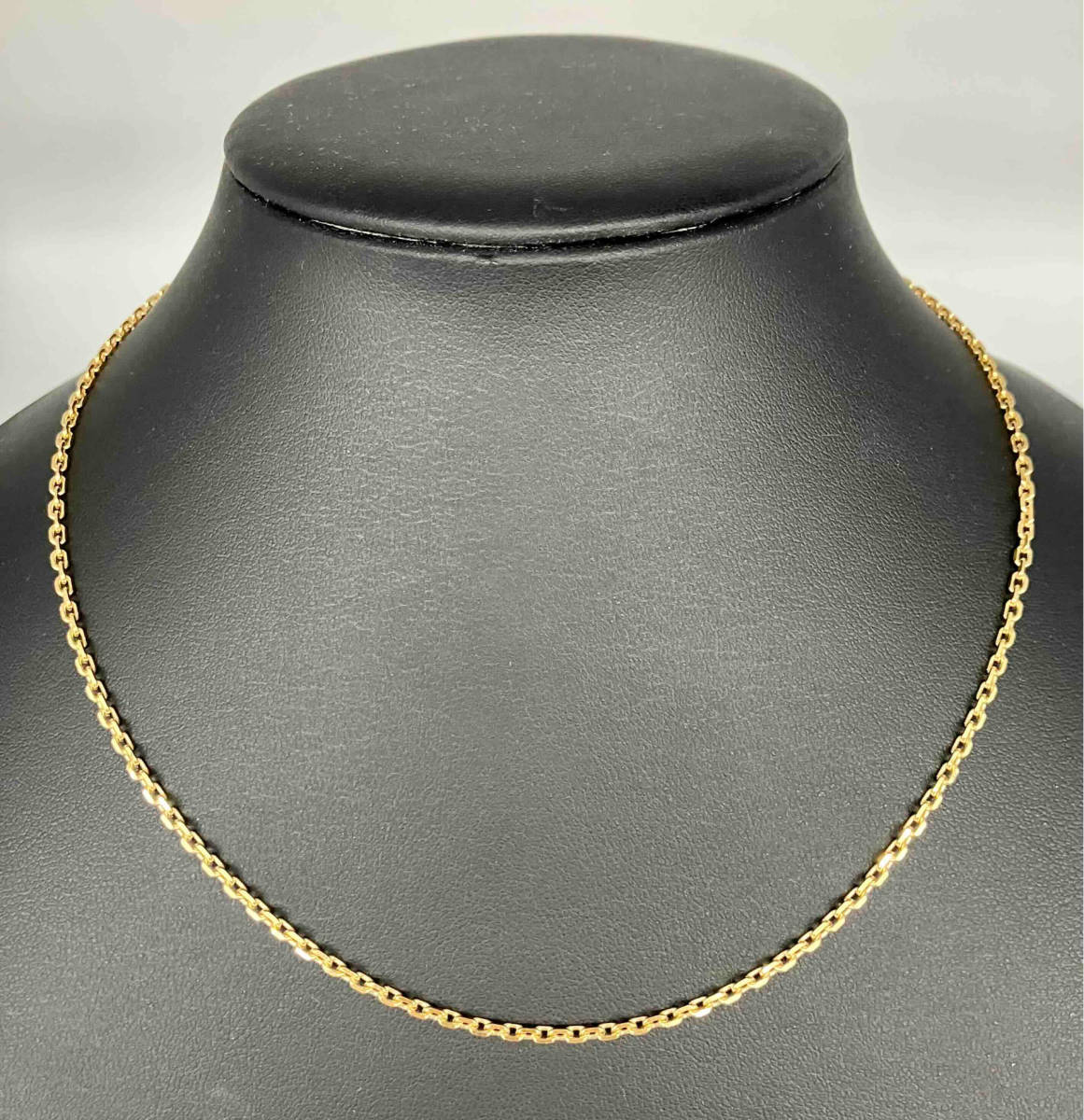 【楽天スーパーセール】 【ホールマーク有】 K18 44.5cm デザインネックレス 8.0g イエローゴールド