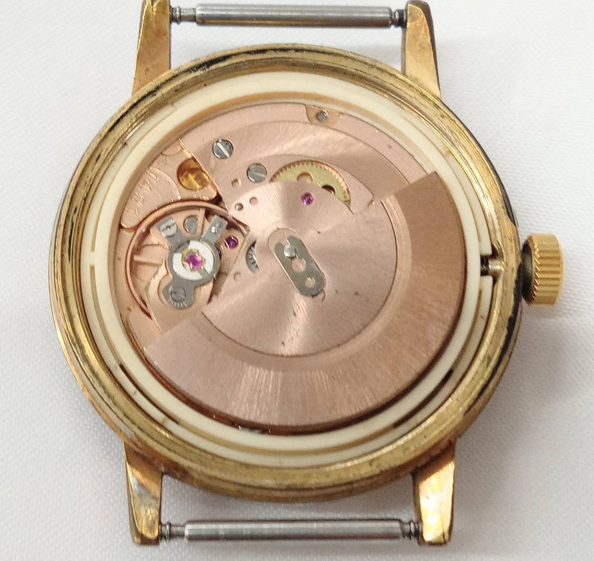 【ジャンク】 稼働品 OMEGA Geneve オメガ ジュネーブ 166.0098 cal.1481 自動巻き 腕時計_画像3