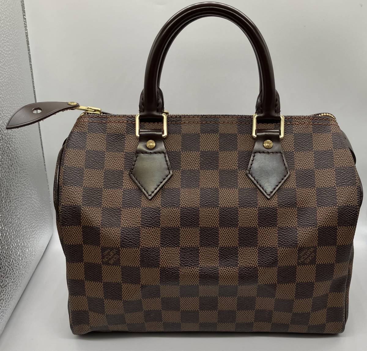 【エントルピー鑑定書付】LOUIS VUITTON ダミエ SP1057 スピーディ25 N41365 バッグ ルイヴィトン_画像2