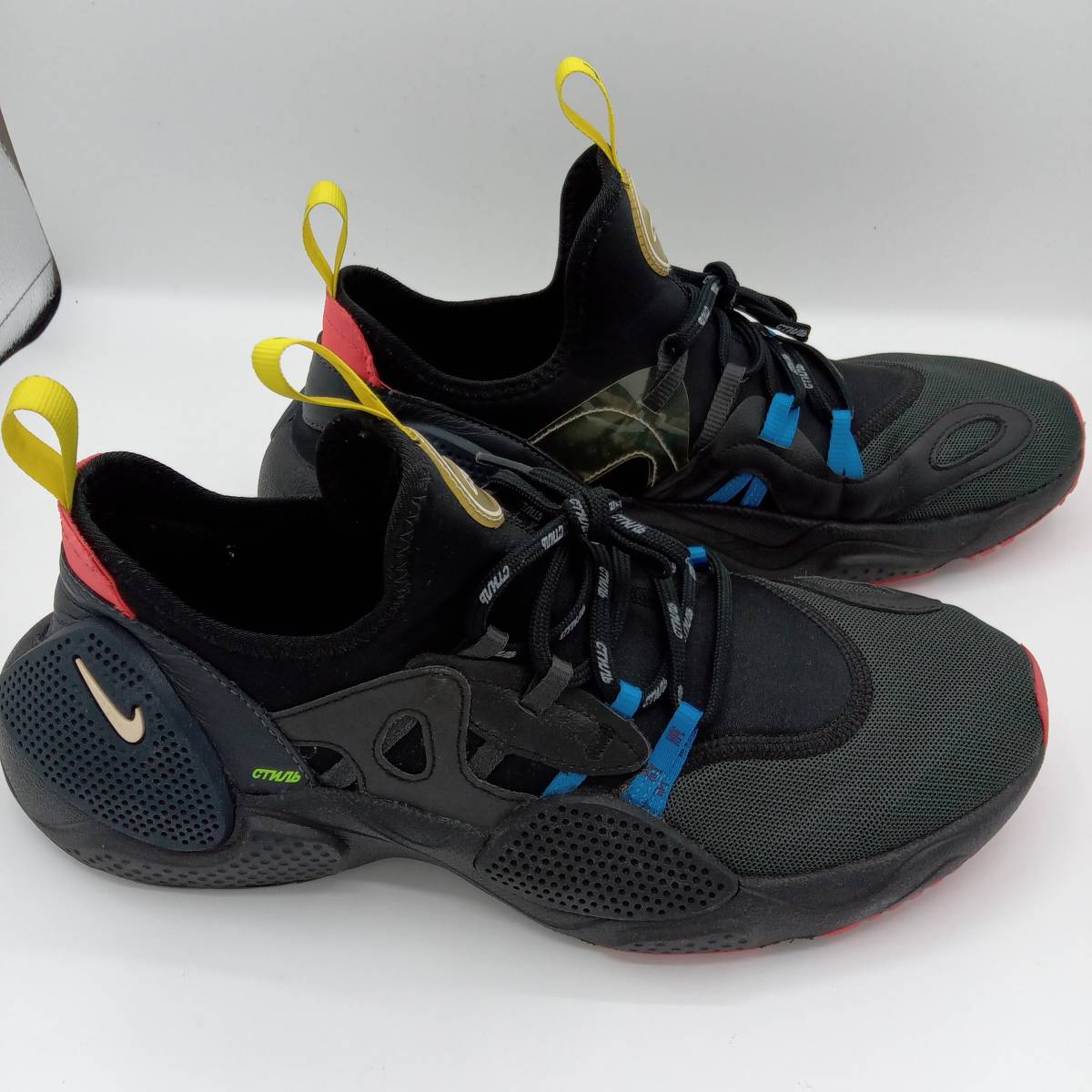 NIKE × HERON PRESTON ナイキ ヘロンプレストン スニーカー HUARACHE E.D.G.E CD5779-001 28.5cm ブラック_画像4